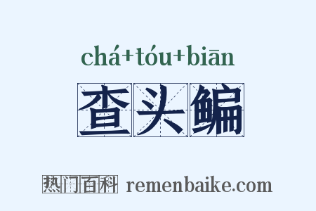 查头鳊是什么意思的图片